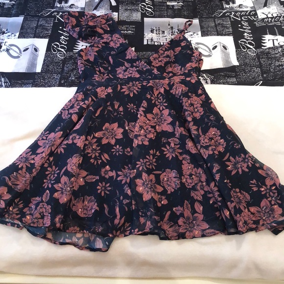 Lulu’s Asymmetrical Cocktail Dress - Picture 3 of 9